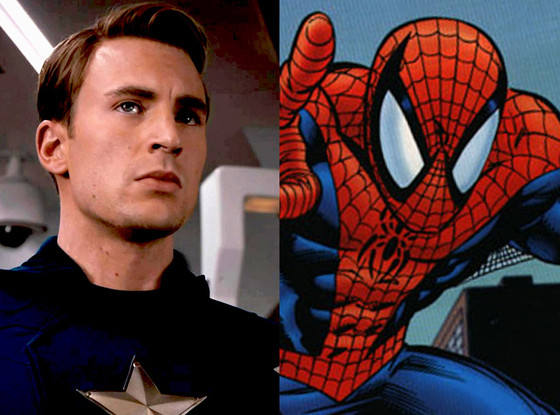 Spiderman, Captain America Spiderman, Captain America